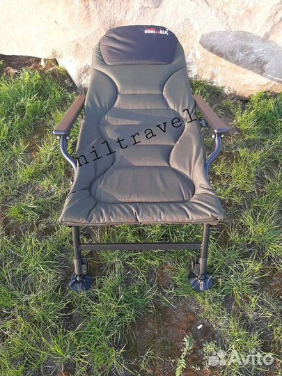 Карповое кресло с подставкой для ног
