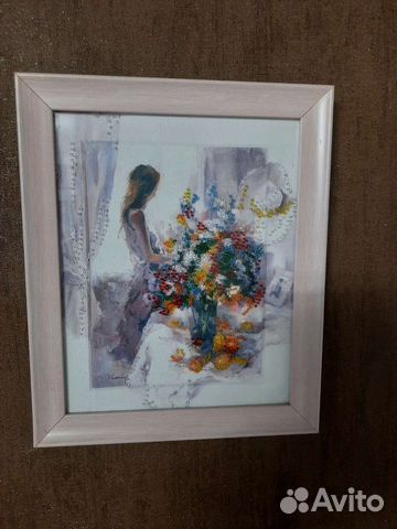 Картина вышитая бисером