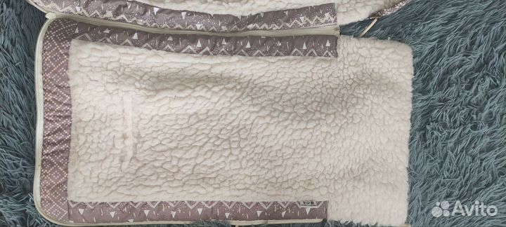 Зимний конверт в коляску