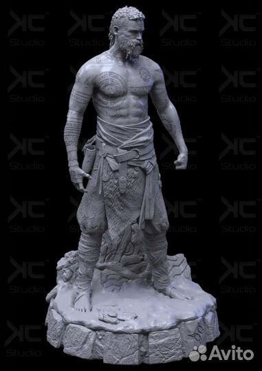 Фигурка с покрасом Бальдр,Тор,Кратос God of War