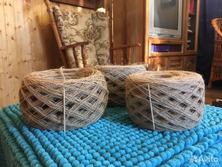 Пряжа супер тонкая из собачьего пуха