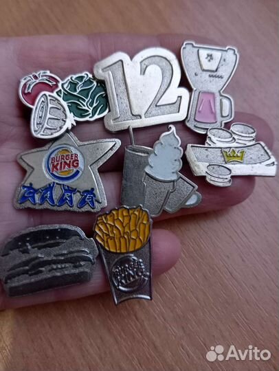 Значки burger king