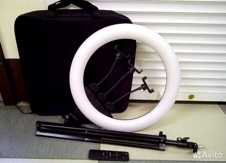 Кольцевая Лампа для Селфи 46 см + Сумка +Штатив 2м