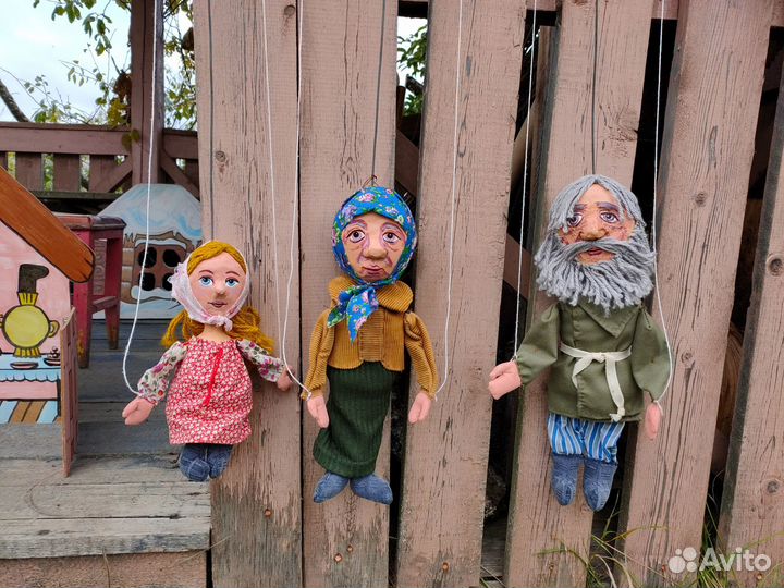 Театр штоковых марионеток/театр на полу