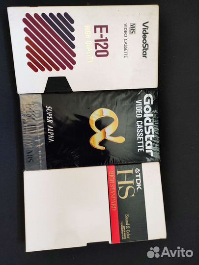 Кассеты для видеомагнитофона