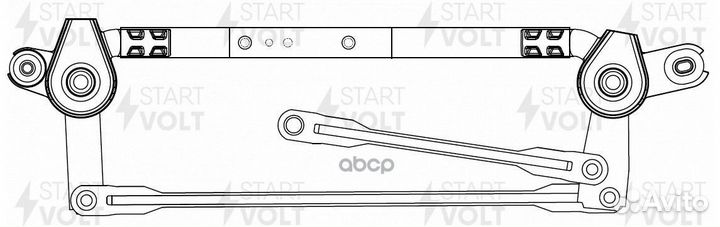 Трапеция стеклоочистителя VWA08L5 startvolt
