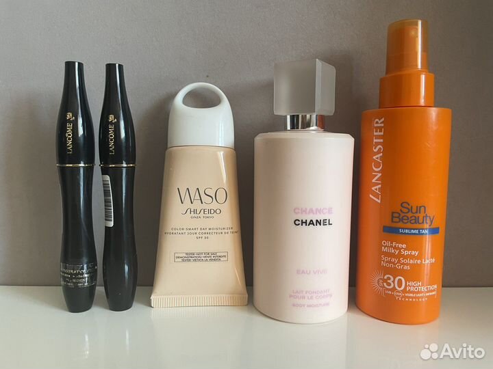 Chanel Eau Vive, shiseido waso,Lancome Hypnose