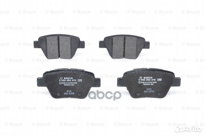 Колодки торм задн к-т 0986494416 Bosch