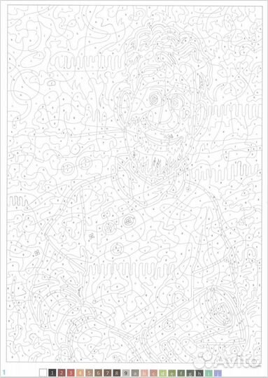 Раскраска по номерам Новинка Принцы и Герои Дисней