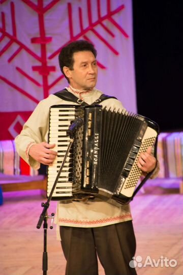Аккордеонист, баянист, гармонист, живая музыка