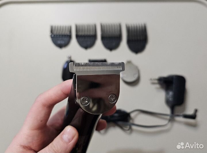Триммер для бороды polaris для стрижки машинка