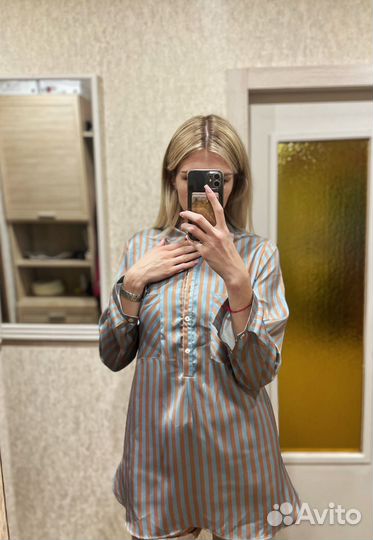 Шелковая рубашка