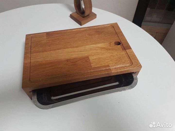 Разделочная доска с гастроемкостью эко Менажница