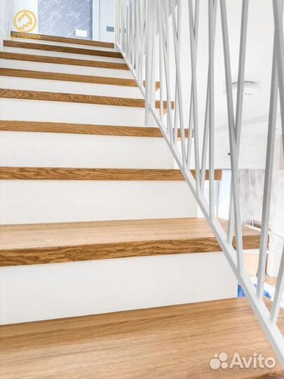 Лестница на металлокаркасе / Купить лестницу