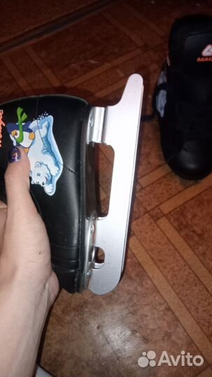 Коньки детские двухполозные