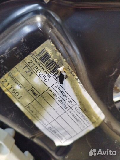 Стеклоподъемник задний правый Mercedes Ml W164