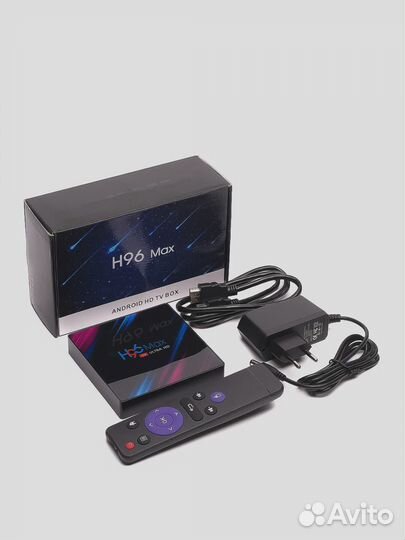 Приставка Android TV box H96 Max