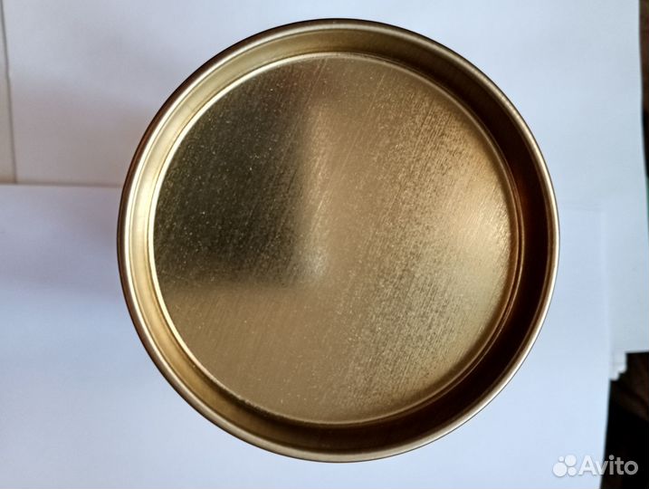 Тубус картонный с жестяной крышкой 16 см, d 8 см