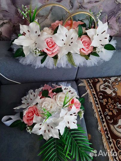 Свадебные аксессуары на машину