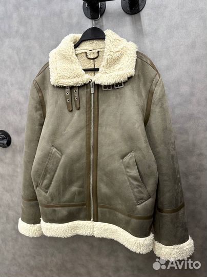 Дубленка мужская zara
