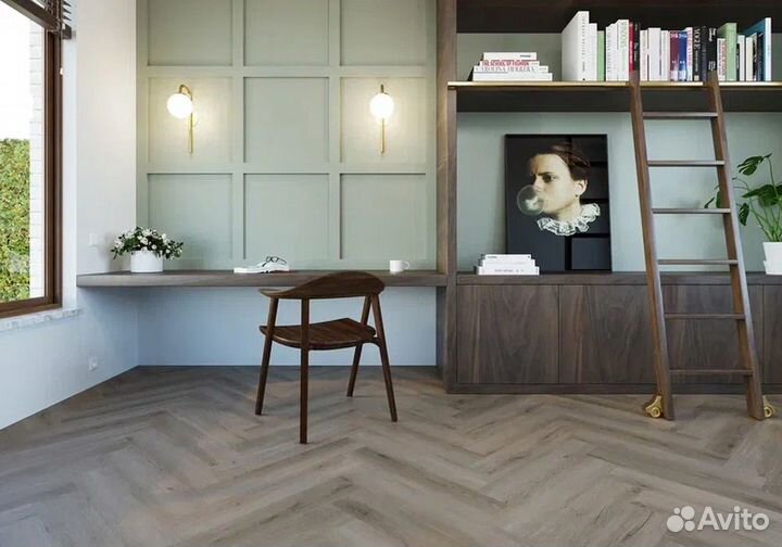 Invictus Maximus Herringbone River Oak Trout Серый