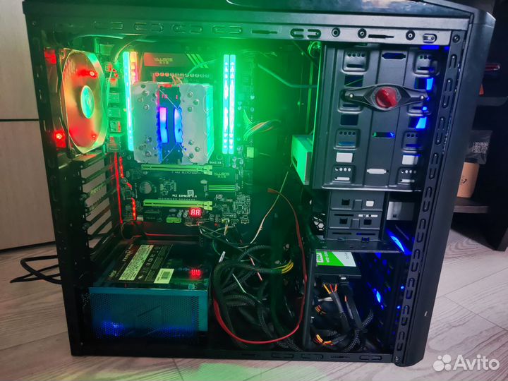 Игровой пк/е5 2667v2 8/16 4000 MHz/озу 32gb