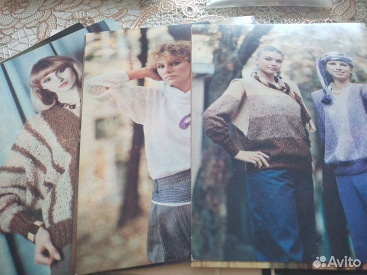 Набор книга- открытка вязание СССР