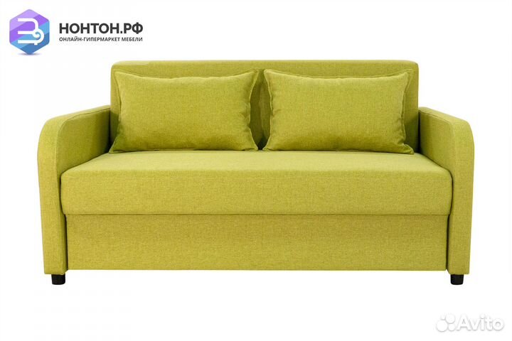 Диван еврокнижка Алекс 2 оливковый