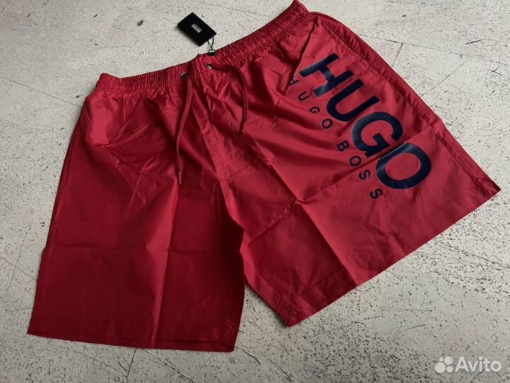 Шорты плавательные бордовые Hugo Boss новые
