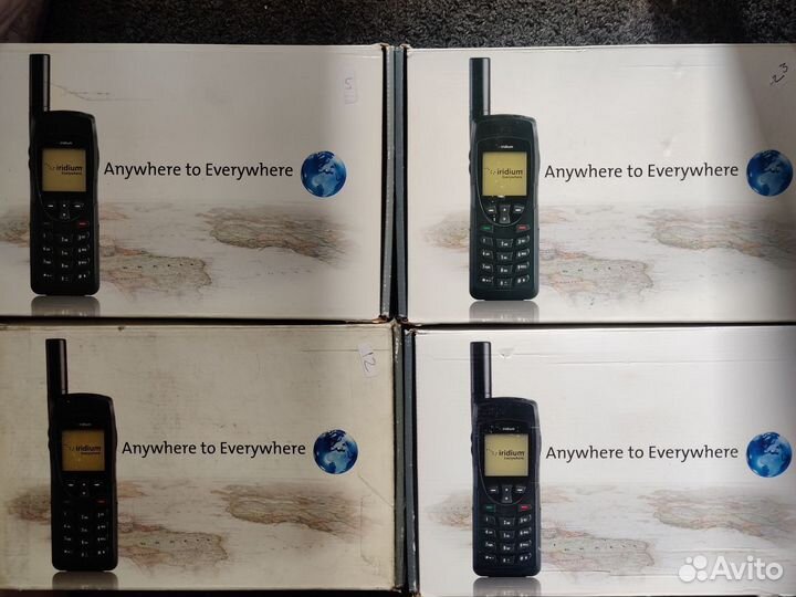 Новый спутниковый телефон Iridium 9555 в коробке