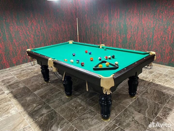Бильярдный стол Барон II Пул 9ф пул сланец 25 мм +