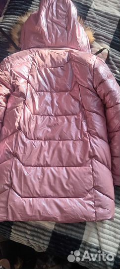 Пуховик зимний для девочки 152