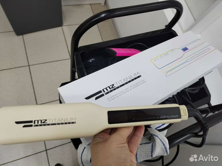 Новый MZ titanium утюжок титан широкий