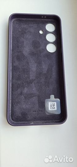 Чехол Vegan Leather Case на Samsung s24 Оригинал