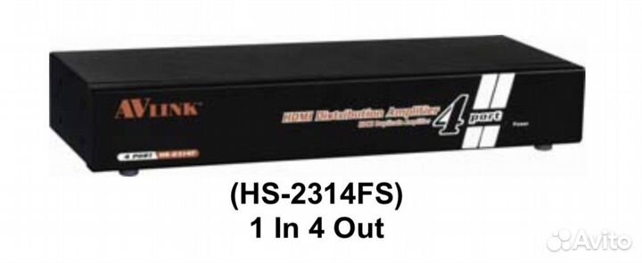 Hdmi разветвитель Avlink hs-2314fs