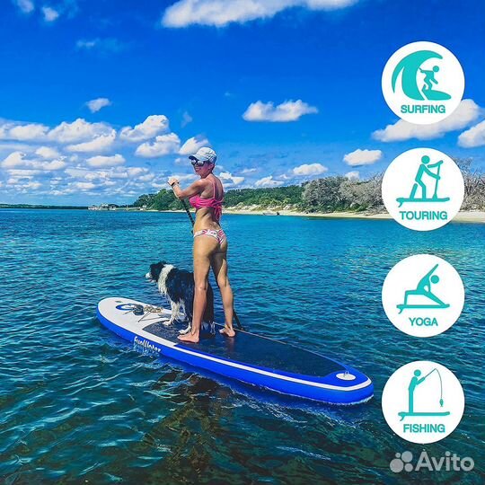 Сап борд sup доска funwater smilling face 11