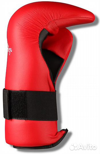 Перчатки 7-contact indigo PU c открытой ладонью UL