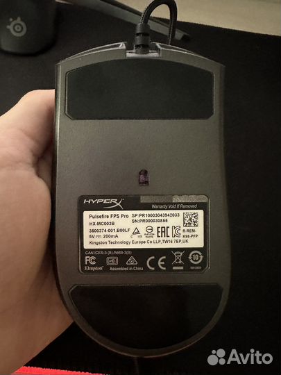 Мышка hyperx pulsefire FPS PRO