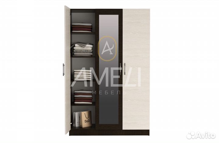 Шкаф с зеркалом в спальню