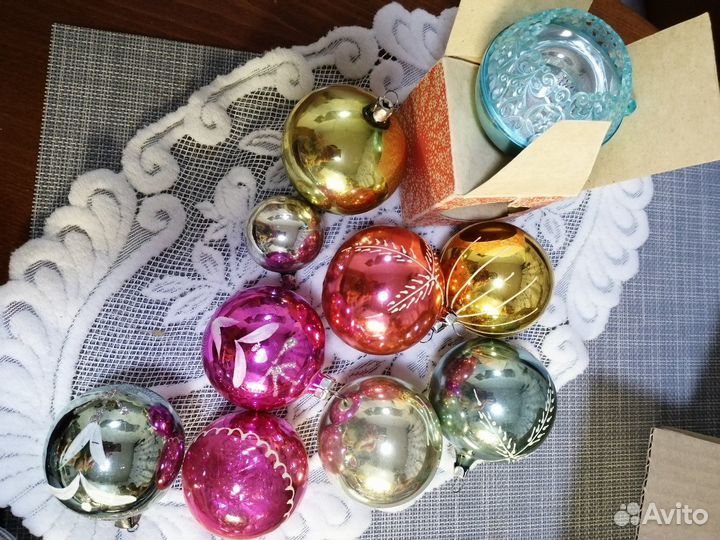 Ёлочные украшения. СССР