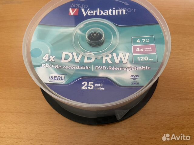 DVD-RW диски новые