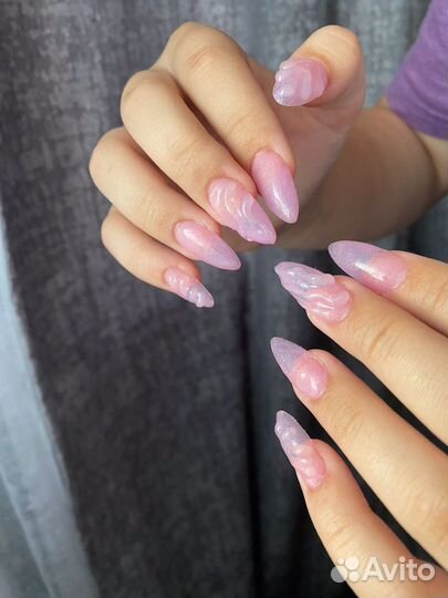 Наращивание ногтей на дому