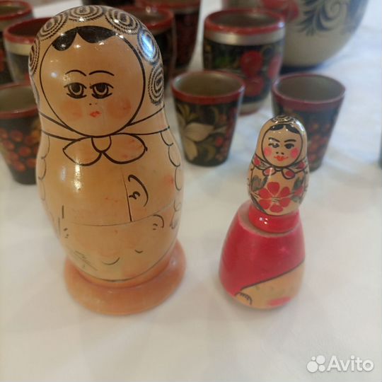 Посуда хохлома СССР