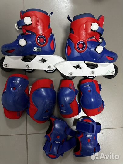 Детские ролики и защита