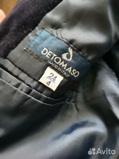 Пиджак детский из бархата