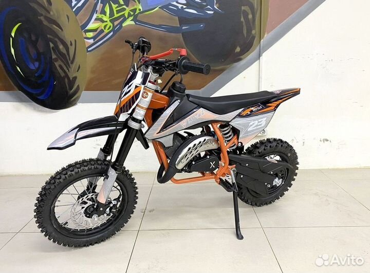 Детский мотоцикл миникросс Motax 60 (еs) оранжевый
