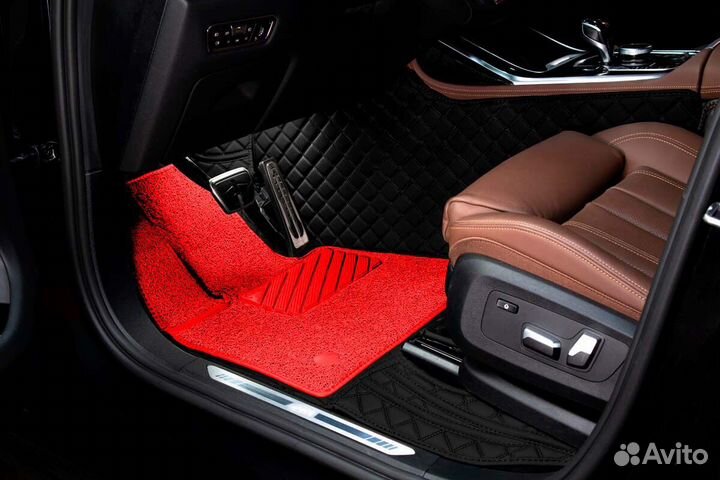 3D Коврики Audi Салон Багажник из Экокожи