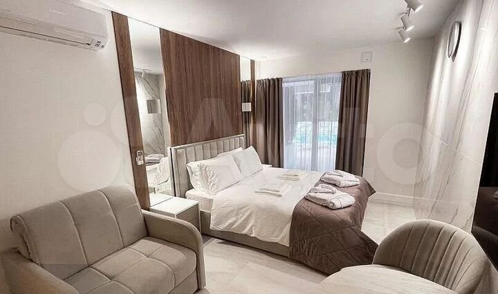 1-к. апартаменты, 40 м², 1/2 эт.