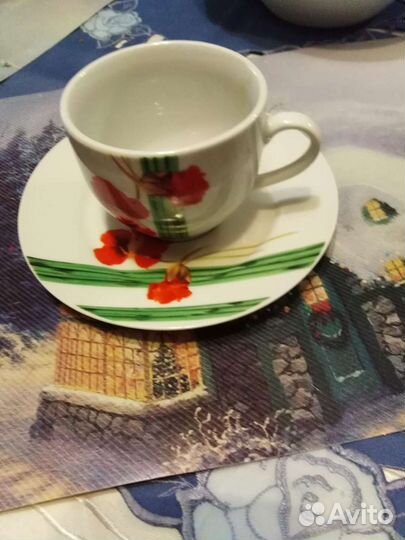 Кофейная пара фарфор