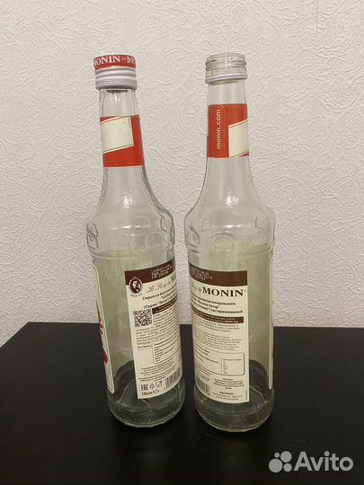 Бутылки из под сиропа Monin 2 шт